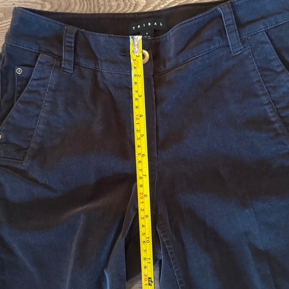 Tribal Chocolate Brown Corduroy Pants - Picture 9 of 9